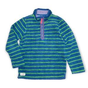 Joules Sherpa Fleece Quarter Zip Popover 9/10
